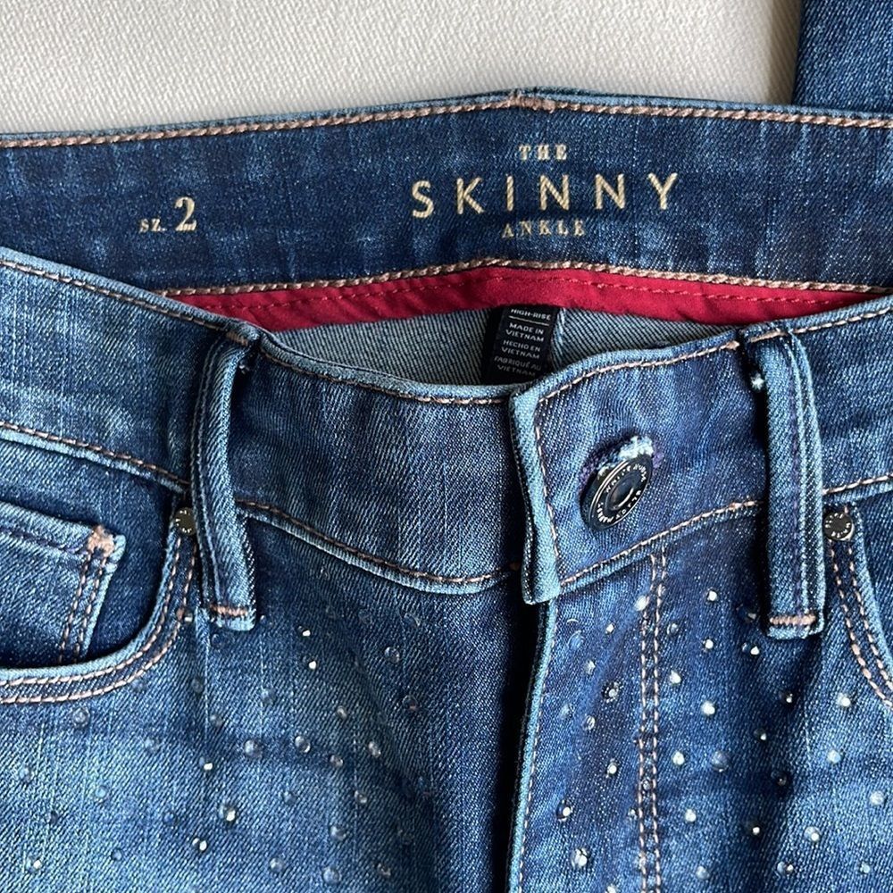 White House Black Market Embellished jeans size 2 - Picture 3 of 8